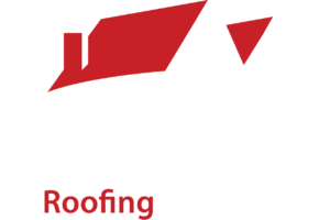 black logo AER Roofing Company