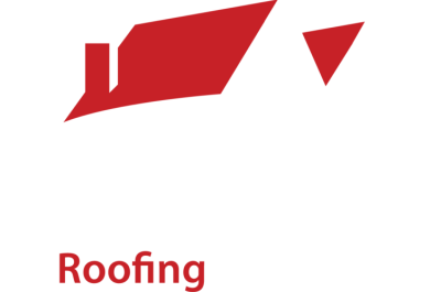 black logo AER Roofing Company